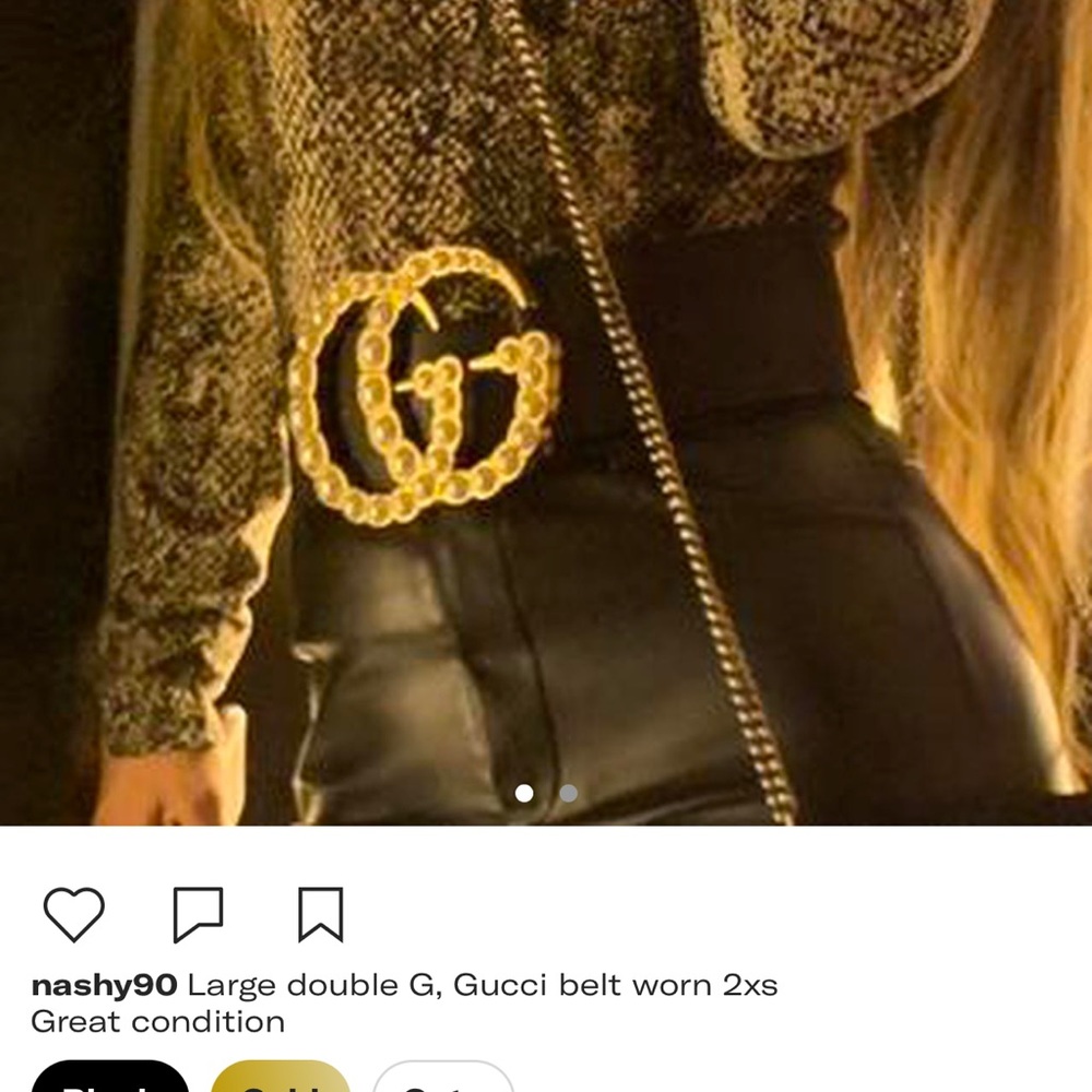 COPY - Large double G, Gucci belt